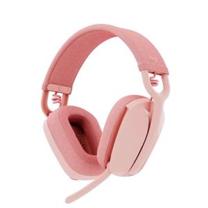 Headset Wireless Zone Vibe 100 Com Bluetooth Rosa Logitech Rosa