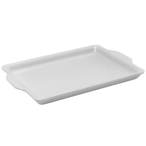 Bandeja Retangular Haus Concept Em Melamina 19 Cm Branco