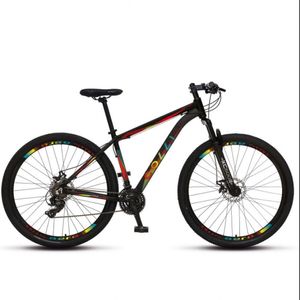 Bicicleta Colli Aro 29 Atalanta Alumínio Freio Disco Cambio Traseiro Verm/turq/pt