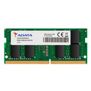 Memória Para Notebook Adata, 8gb, Ddr4, 3200mhz, Cl22 - Ad4s32008g22-sgn