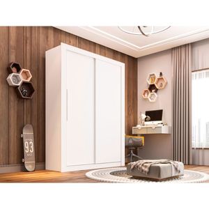 Roupeiro Panamá Em Mdp Com 2 Portas E 2 Gavetas Sallêto Branco