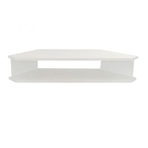 Rack Sala De Canto Branco Para Tv Ate 32 Polegadas Mdf