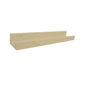 Prateleira Esmalteria Simples 30Cm Natural Mdf