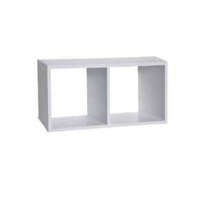 Nicho Duplo 40x20x20 Branco Em Mdf [f031]