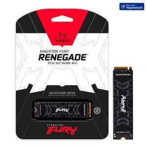 Ssd Gamer Kingston Fury Renegade, 1tb, M.2 2280, Pcie 4.0 Nvme, 7300mb/s - 6000mb/s - Sfyrs/1000g