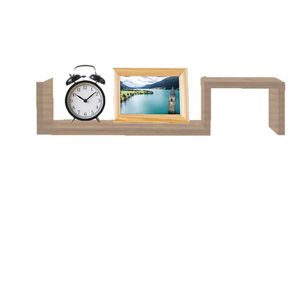 Prateleira Zig Zag Madeirado Em Mdf [f031]