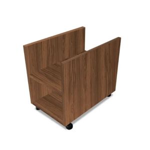 Suporte De Cpu Com Rodizio Madeirado Mdf