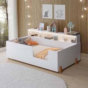 Cama Montessoriana Doçura Juvenil - Branca - Branco