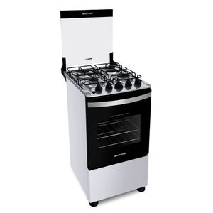 Fogão Brastemp 4 Bocas Branco Com Duas Prateleiras Com Alturas Ajustáveis Bfo4nbb Bivolt