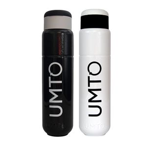 Kit 2 Garrafinhas Umto Super-Resistente 500 Ml Branca E Preta - Branco