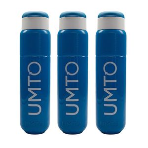 Kit 3 Garrafinhas Umto Super-Resistente 500 Ml Azul Claro - Azul