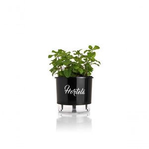 Vaso Autoirrigável Médio N03Cm 16 X 14Cm - Gourmet Hortelã