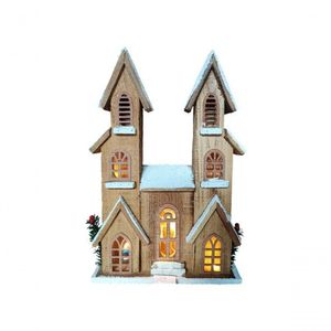 Casinha Nevada Com Led 40Cm - Md148