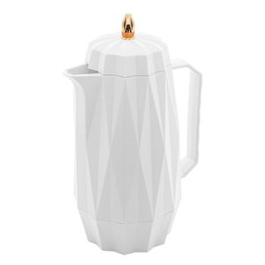 Garrafa Térmica Plástico Diamond Branca 1L