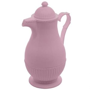 Garrafa Térmica De Plástico Vintage Rosa 1L