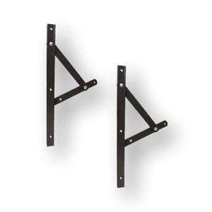 Braço Suporte Janela Maxim Ar Alumínio 40Cm Marrom