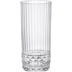 Bormioli Rocco America '20s Copo Long Drink 16x7x7cm 490ml Vidro Transp 6pç
