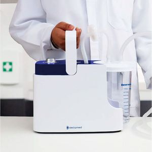 Aspirador De Fluídos E Secreções 16 L Aspiramed Dellamed Branco E Azul