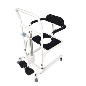 Cadeira De Transferência Multiuso Com Elevação Eletrônica Até 135 Kg D80 Dellamed Branco