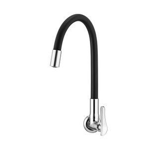Torneira De Parede 1178 B27 Com Bica Flexível Lorenzetti - Preto
