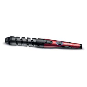 Modelador De Cachos Mondial Em-05 Spiral Infinity Cabo Giratório Bivolt Vermelha/preto 127v