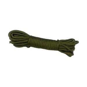 Cordão Velame 4Mm Preto - 8M Verde Oliva