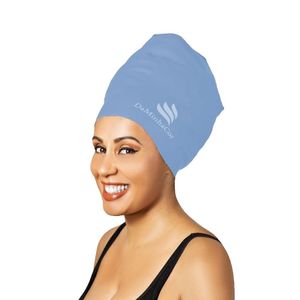 Touca De Natação Afro Gg Daminhacor Cor Azul Claro