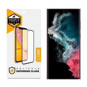 Película Defender Glass Para Samsung Galaxy S22 - Preta - Gshield