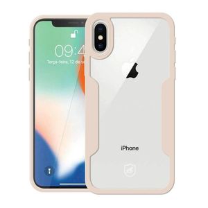 Capa 360 Para Iphone X / Xs - Rosa - Frente E Verso- Gshield