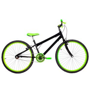 Bicicleta Masculina Aro 26 Rbx Alumínio Colorido Cor Preta E Verde