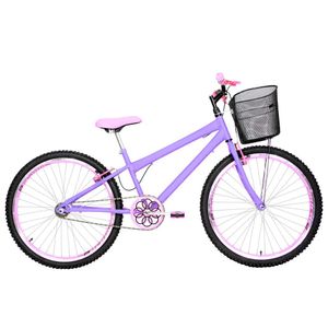 Bicicleta Feminina Aro 26 Rbx Aero Cor Lilás E Rosa