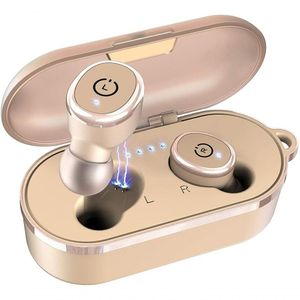 Fones De Ouvido Tozo T10 Bluetooth Sem Fio Bege
