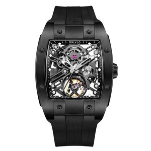 Relógio Masculino Reef Tiger Em-st à Prova D'água Preto Fosco