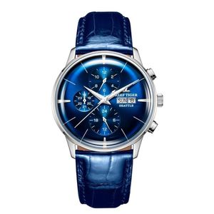 Relógio Masculino Reef Tiger Rga1699-pws à Prova D'água Prata