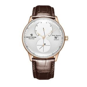 Relógio Masculino Reef Tiger Rga82b0-ybb à Prova D'água Marrom