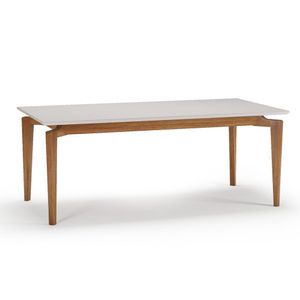 Mesa Para Sala De Jantar 160X90Cm Columbia Seiva Móveis Champagne/Off White