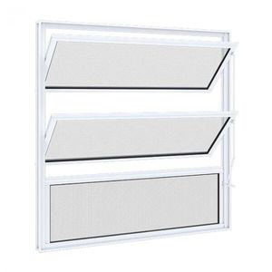 Janela Basculante Sem Grade Riobras Alumínio 60cmx60cm Branco