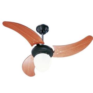 Ventilador Búzios Preto 110v 3 Pás Verniz