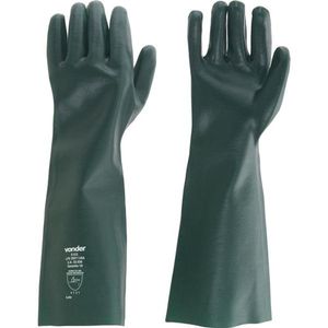 Luva Pvc 35cm Verde C/ Forro Lisa Tamanho 10 Ca33039 Vonder