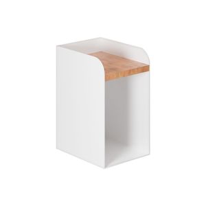 Mesa De Cabeceira Suspensa Branca Em Aço Linha Home Padrão Morphi Design 20Cm - Cor: Branco