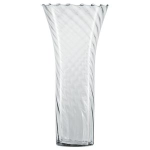 Vaso De Vidro, Vaso Lirio Grande Rigado 14x30