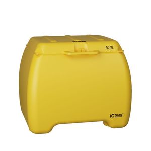 Baú 100lt Premium Amarelo Para Moto - Icbras - Cor: Amarelo