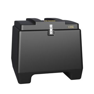 Baú 135lt Preto Para Moto - Icbras - Cor: Preto