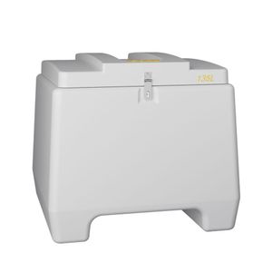 Baú 135lt Branco Para Moto - Icbras - Cor: Branco