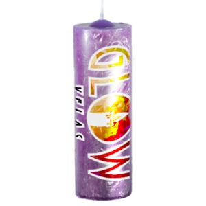 1 Velas De 7 Dias Roxo 100% Parafina Pura 260g