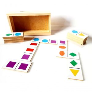 Dominó Educativo Figuras Geométricas/ 28 Peças