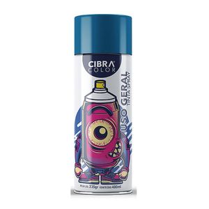 Tinta Spray es Uso Geral Cibra Color 400ml 235gr Azul Escuro