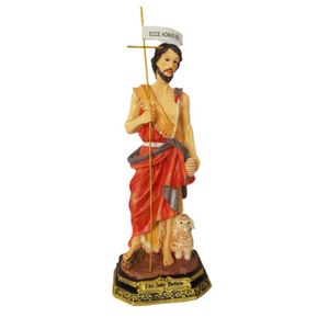 Imagem De São João Batista Em Resina 23cm