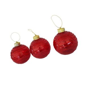 Bolas De Natal Kit Com 3 Unid 3 Pçs