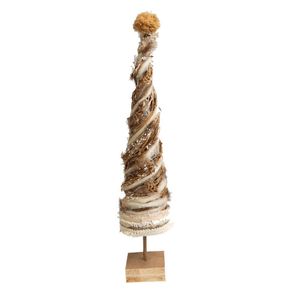 Árvore Natal Para Sobrepor Móvel Base Natural 62cm